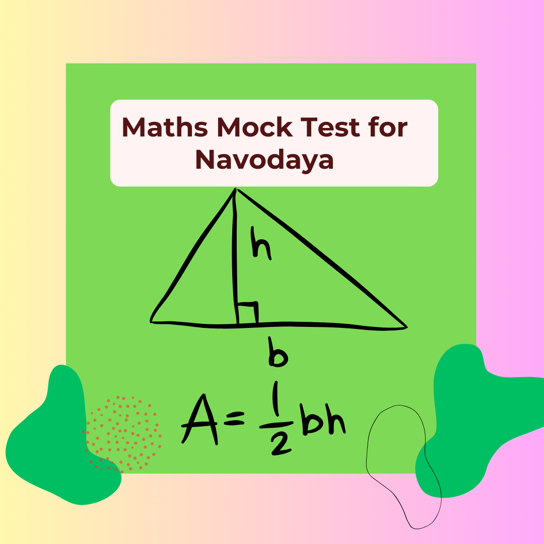 Maths Mock test for navodaya exam Navodaya entrance exam Maths Mock tests for navodaya
